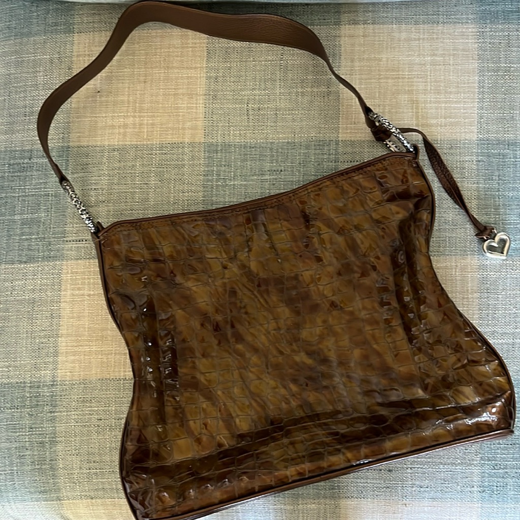 Brighton Cher Croco Tote. Excellent Condition With Very Little Use.